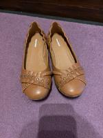 Schuhe Ballerinas braun Größe 39 Hessen - Wildeck Vorschau