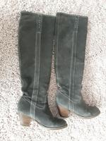 GEOX Damen Stiefel Gr. 35, Wildleder, Leder, Grau, Top Zustand Niedersachsen - Osterode am Harz Vorschau