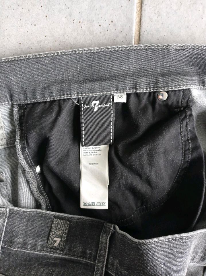 Jeans grau 7 for all man kind 38 grau Luxe Performance in Kempen