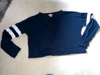 Pulli H&M bauchfrei blau weiß 146/152 Brandenburg - Stolzenhagen Vorschau