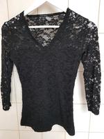 Bluse 3/4 Ärmel Spitzendetails Gr. XS Hessen - Oberzent Vorschau