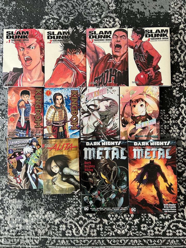 verschiedene fremdsprachige Manga und Comics in Oberottmarshausen