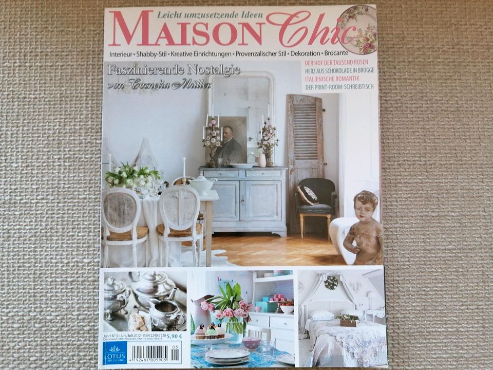 Zeitschrift Maison Chic - Shabby-Stil Ausgabe Juni/Juli 2012 in Rheda-Wiedenbrück