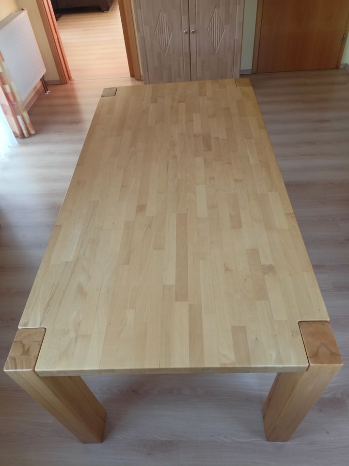 Esstisch Tisch Massivholz Buche robust und stabil 180 x 90 x 75cm in Burgkunstadt