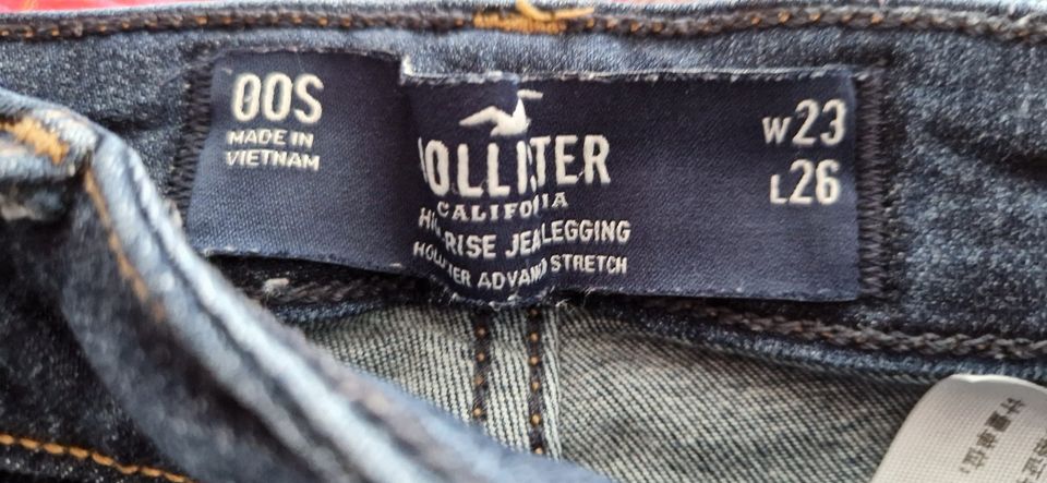 Hollister High Rise Mädchen Jeans Legging W23/L26 - Größe 134 in Dieburg