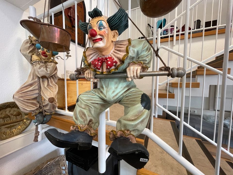 Clown Dekoration Figur Vintage in Mönchengladbach