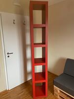 IKEA Regal Lack 5 Fächer 1x5 rot Bayern - Bad Grönenbach Vorschau