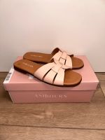 Ashbourn Leder Pantoletten, Sandalen in rosa. Neu! Gr.38 Nordrhein-Westfalen - Mettmann Vorschau