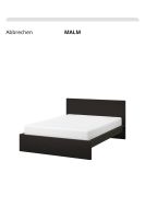 Ikea Malm Bett 140x200cm schwarzbraun Niedersachsen - Staufenberg Vorschau