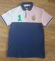 Hackett Polo Shirt Blau/ Rosa/ Weiß Gr. S Düsseldorf - Oberkassel Vorschau