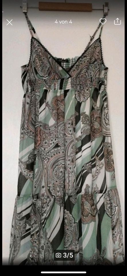 Maxi Kleid Paisley Muster Gr 40 in Gaimersheim