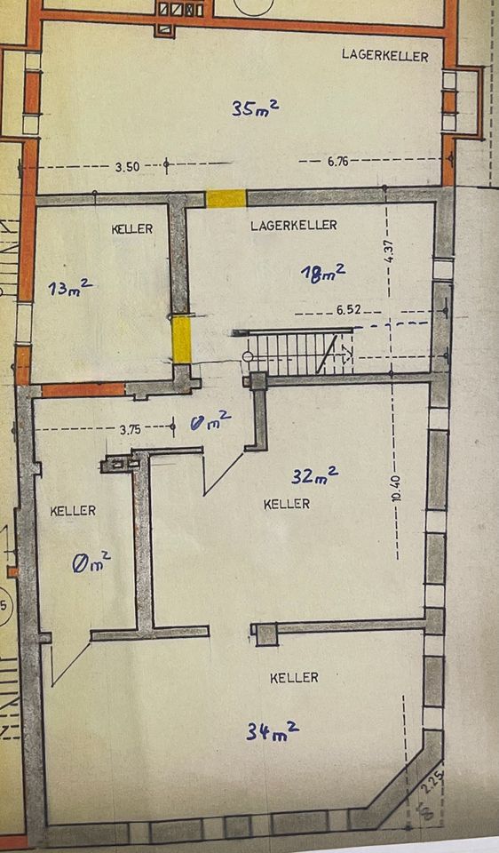 Gewerbebetrieb Catering und Lagerräume Keller in Duisburg