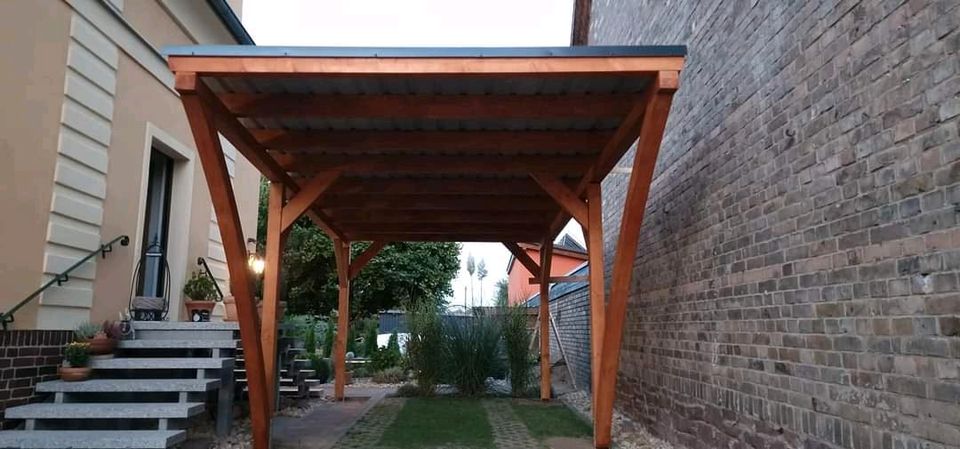 Holz Carport aus Polen / Massivholz/ Pfosten 14x14 in Berlin