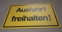 Hinweisschild "Ausfahrt freihalten!" (Neu & unbenutzt) Niedersachsen - Holzminden Vorschau