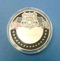 US Police Officer Challenge Coin / Medaille "Thin Blue Line" Rheinland-Pfalz - Bingen Vorschau