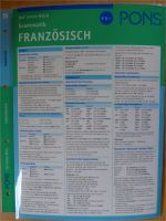 PONS Französisch Grammatik Karte/Karteikarten Grundwortschatz Wandsbek - Hamburg Sasel Vorschau