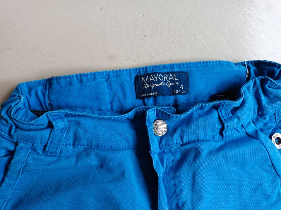 Gr 104 4 Jahre Junge Shorts Jeans kurze Hosen Mayoral TDM Project in Kassel