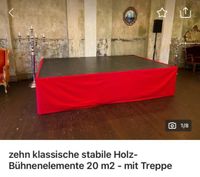 Zehn 2m x 1m Bühnenelemente mit Treppe Dresden - Äußere Neustadt Vorschau