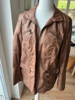 Kunstleder Jacke Gr. 46 XL braun Parker Sommer Lederjacke Nordrhein-Westfalen - Lindlar Vorschau