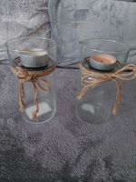Kerzenständer aus Glas für Teelichter und zur Dekoration Hessen - Otzberg Vorschau