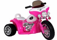 Polizeimotorrad mini | rosa | 6 Volt Niedersachsen - Ilsede Vorschau