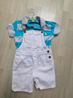 Jungen Set: Zara Latzhose Sommer weiß kurze Hose, Polo Shirt Baden-Württemberg - Hilzingen Vorschau