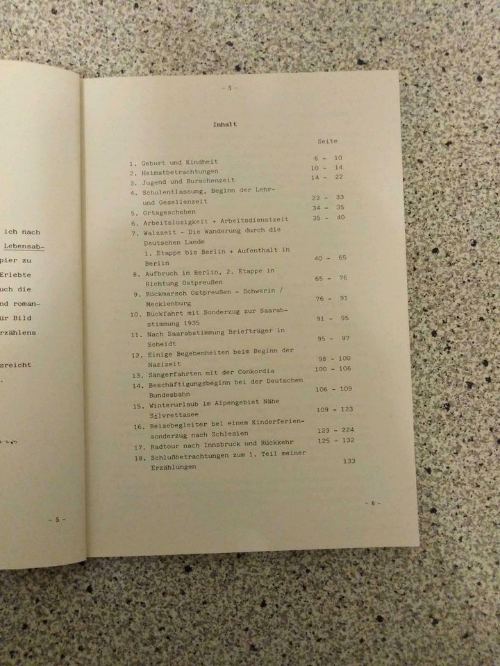Erzählungen und Erlebnisse aus alter Zeit. Saarländer Buch in St. Ingbert