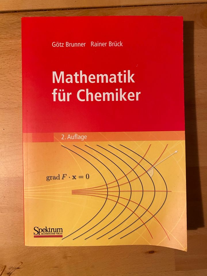 Mathematik für Chemiker, Brunner u. Brück, 2. Auflage in Hannover