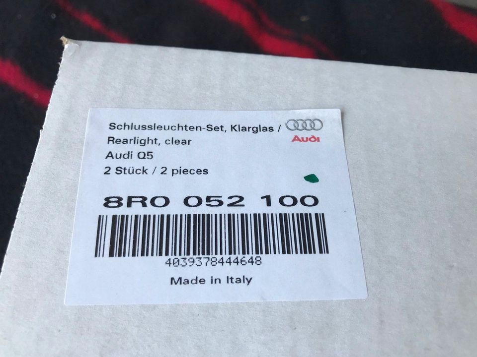 Orig Audi Q5 8R klarglas LED Rückleuchten Heckleuchten 8R0052100 in Bielefeld