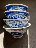 Chinesische Schälchen, blau-weiß mit Muster, 4 Stk Berlin - Rummelsburg Vorschau