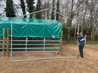 Weidezelt Durchgangsrahmen Pferd unterstand Nordrhein-Westfalen - Sonsbeck Vorschau