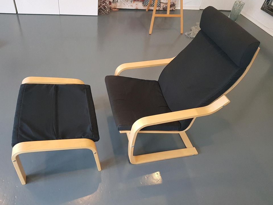 IKEA Pöang Sessel und Hocker in Dillingen (Saar)
