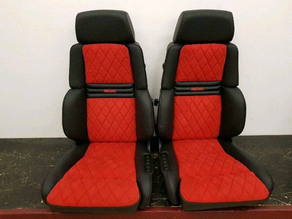 ⭐️Recaro Orthopäd 94 Leder Alcantara Rauten Porsche Carrera in Eislingen (Fils)