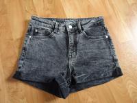 High-Rise Jeansshorts schwarz, C&A, Größe 36 Bayern - Marktsteft Vorschau