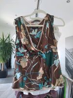 Shirt Vero Moda * Gr. M * braun mit floralem Print Hessen - Gelnhausen Vorschau