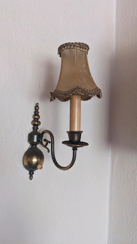 5 Vintage Lampen mid century in Marburg