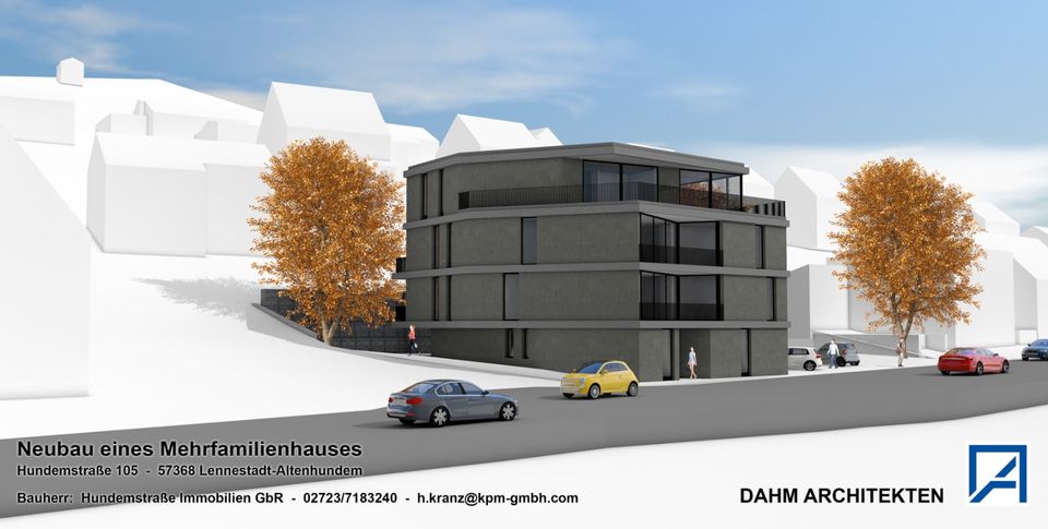 Exklusives Wohnen in zentraler Lage von Lennestadt- Altenhundem (Wohnung 10, DG) in Lennestadt