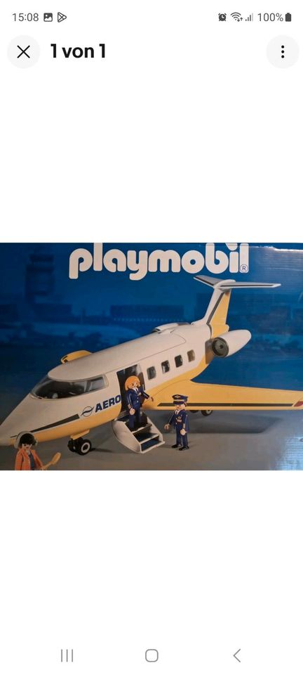 PLAYMOBIL FLUGZEUG AERO LINE in Frankfurt am Main