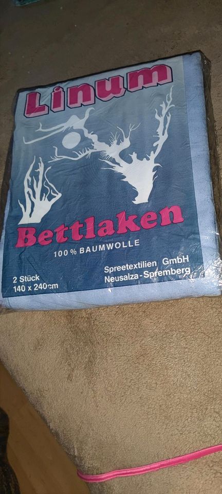 DDR 2 Bettlaken 100% Baumwolle,blau (Linum) (140x240)ovp in Sachsen -  Bautzen | Heimtextilien gebraucht kaufen | eBay Kleinanzeigen ist jetzt  Kleinanzeigen