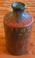 Alte Vase im mehrfarbigen Lavadekor ca. 9 cm hoch Hessen - Weiterstadt Vorschau