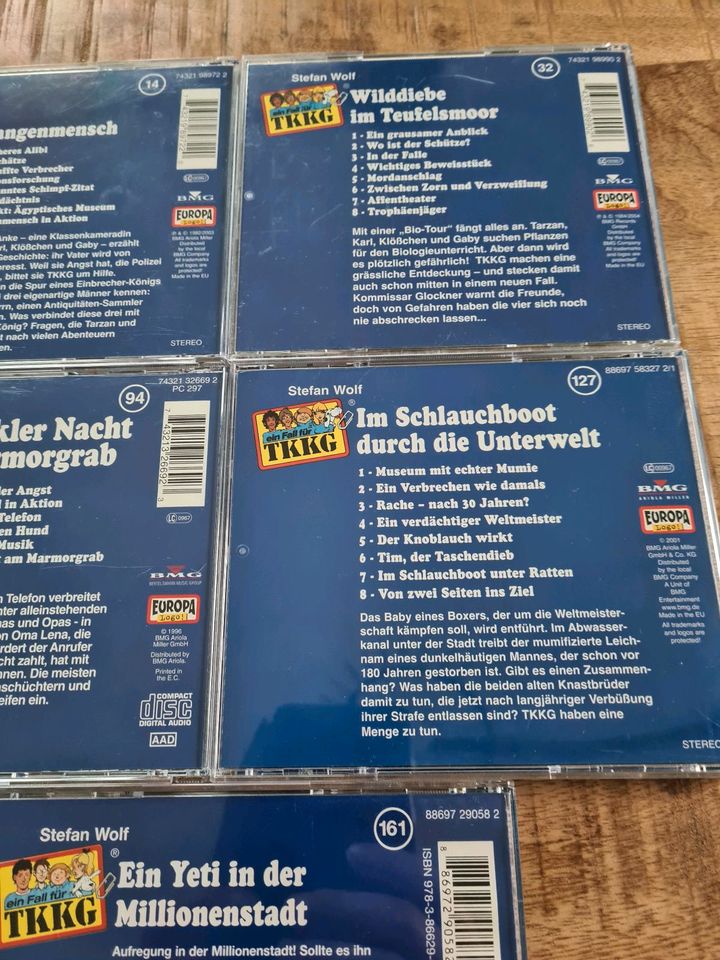 TKKG CDs alltes Cover Folge 6/14/32/65/94/127/137 in Grefrath
