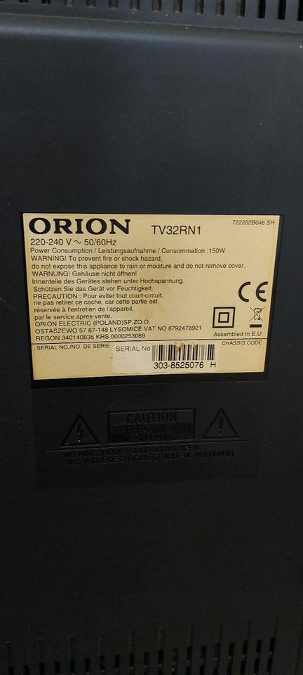 ORION TV HD ready 32 Zoll in Weinböhla