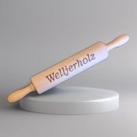 Nudelholz '"Welljerholz", Teigrolle, Lasergravur Nordrhein-Westfalen - Kall Vorschau