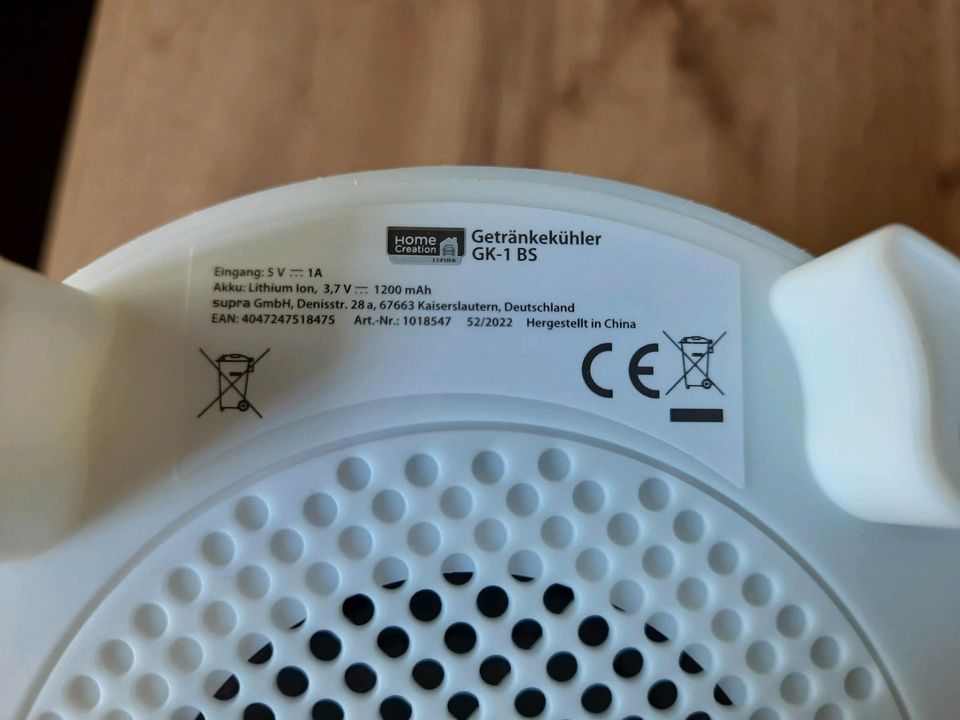 Neu Getränkekühler LED mit Bluetooth Lautsprecher Flaschenkühler in Leipzig