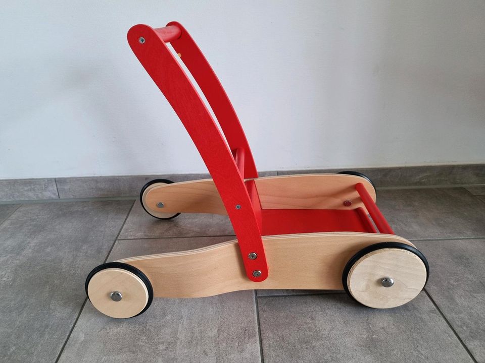 Pinolino Lauflernwagen Holz, rot in Olfen