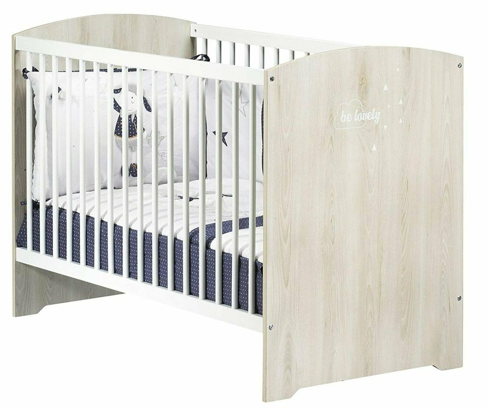 Baby Price Smile sm031 Bett Babybett Buche 120 x 60cm grau in Nettetal