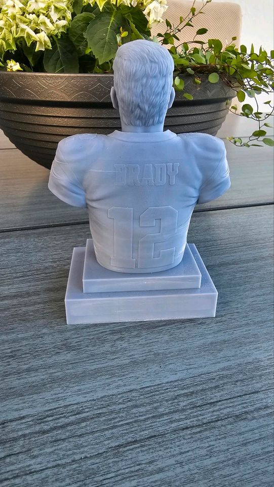 Tom Brady New England Patriots Büste Resin 3D Druck Voll in Peine