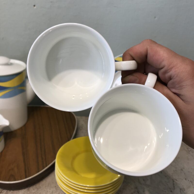 Set Service Arzberg Caribbean Sea Tee Kaffee alt bunt Vintage in Nürnberg (Mittelfr)