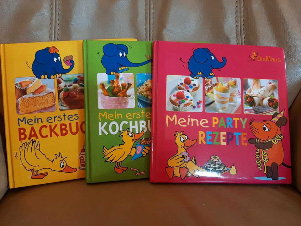 Mein erstes Backbuch,Kochbuch,Partyrezepte Die Maus Sendung Rezep in Waldmohr