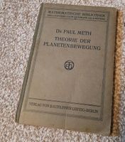 Theorie der Planetenbewegung - Dr.Paul Meth Hamburg-Mitte - Hamburg Borgfelde Vorschau